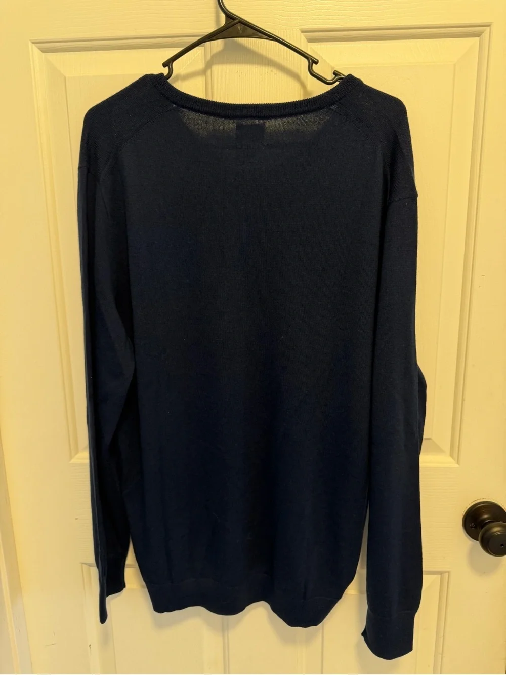 J Crew Merino wool V-neck sweater Size Large